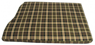 Matrace zadní 1280mm/hnědá/béžová kostka - Typ 2 Westfalia (1967 » 79)