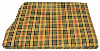 Matrace zadní 1210mm/žlutá/zelená/červená kostka - Typ 2 Westfalia (1967 » 79)